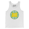 Oregon Basketball Men/Unisex Tank Top-White-Allegiant Goods Co. Vintage Sports Apparel