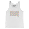 South Dakota Pride State Men/Unisex Tank Top-White-Allegiant Goods Co. Vintage Sports Apparel