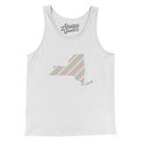 New York Pride State Men/Unisex Tank Top-Allegiant Goods Co. Vintage Sports Apparel