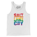 Salt Lake City Utah Pride Men/Unisex Tank Top-Allegiant Goods Co. Vintage Sports Apparel