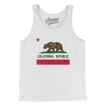 California State Flag Men/Unisex Tank Top-Allegiant Goods Co. Vintage Sports Apparel