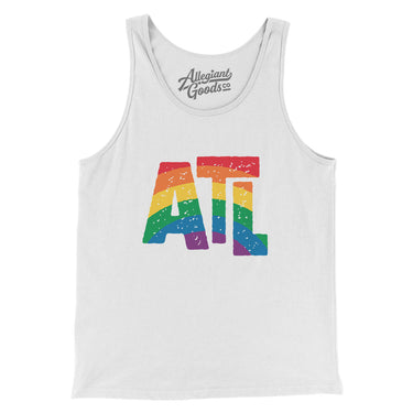 Atlanta Georgia Pride Men/Unisex Tank Top-Allegiant Goods Co. Vintage Sports Apparel