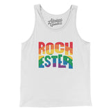 Rochester New York Pride Men/Unisex Tank Top-Allegiant Goods Co. Vintage Sports Apparel