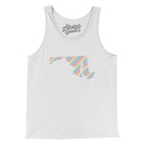 Maryland Pride State Men/Unisex Tank Top-Allegiant Goods Co. Vintage Sports Apparel