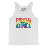 Providence Rhode Island Pride Men/Unisex Tank Top-Allegiant Goods Co. Vintage Sports Apparel