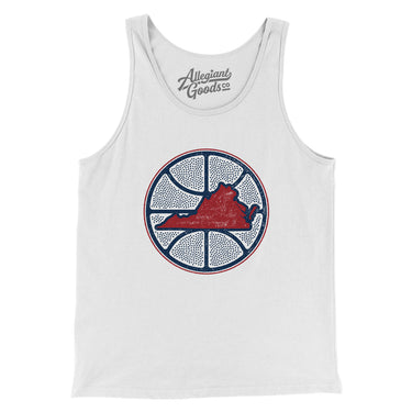 Virginia Basketball Men/Unisex Tank Top-Allegiant Goods Co. Vintage Sports Apparel