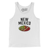 New Mexico Christmas Enchiladas Men/Unisex Tank Top-White-Allegiant Goods Co. Vintage Sports Apparel