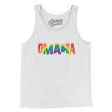 Omaha Nebraska Pride Men/Unisex Tank Top-Allegiant Goods Co. Vintage Sports Apparel