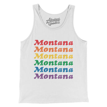 Montana Pride Men/Unisex Tank Top-Allegiant Goods Co. Vintage Sports Apparel