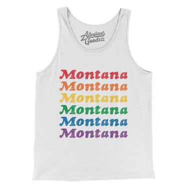 Montana Pride Men/Unisex Tank Top-Allegiant Goods Co. Vintage Sports Apparel