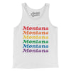 Montana Pride Men/Unisex Tank Top-White-Allegiant Goods Co. Vintage Sports Apparel