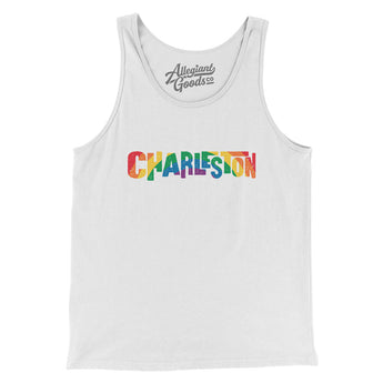 Charleston South Carolina Pride Men/Unisex Tank Top-Allegiant Goods Co. Vintage Sports Apparel
