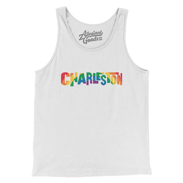 Charleston South Carolina Pride Men/Unisex Tank Top-Allegiant Goods Co. Vintage Sports Apparel