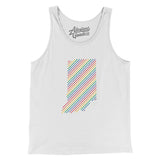 Indiana Pride State Men/Unisex Tank Top-Allegiant Goods Co. Vintage Sports Apparel