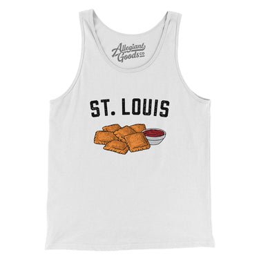 St. Louis Toasted Ravioli Men/Unisex Tank Top-Allegiant Goods Co. Vintage Sports Apparel