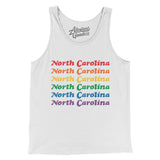 North Carolina Pride Men/Unisex Tank Top-Allegiant Goods Co. Vintage Sports Apparel
