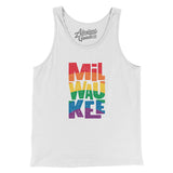Milwaukee Wisconsin Pride Men/Unisex Tank Top-Allegiant Goods Co. Vintage Sports Apparel