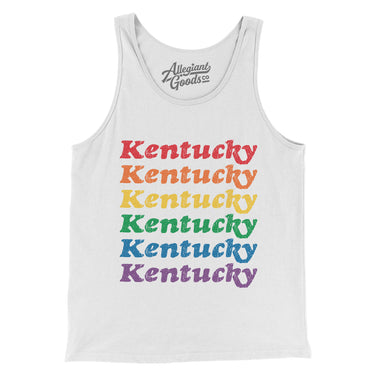 Kentucky Pride Men/Unisex Tank Top-Allegiant Goods Co. Vintage Sports Apparel