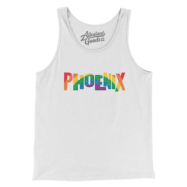 Phoenix Arizona Pride Men/Unisex Tank Top-Allegiant Goods Co. Vintage Sports Apparel