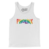 Phoenix Arizona Pride Men/Unisex Tank Top-White-Allegiant Goods Co. Vintage Sports Apparel