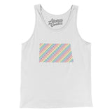 North Dakota Pride State Men/Unisex Tank Top-Allegiant Goods Co. Vintage Sports Apparel