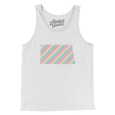 North Dakota Pride State Men/Unisex Tank Top-Allegiant Goods Co. Vintage Sports Apparel