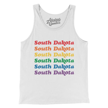 South Dakota Pride Men/Unisex Tank Top-Allegiant Goods Co. Vintage Sports Apparel