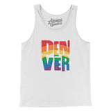 Denver Colorado Pride Men/Unisex Tank Top-Allegiant Goods Co. Vintage Sports Apparel