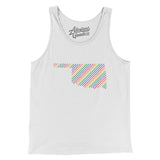 Oklahoma Pride State Men/Unisex Tank Top-Allegiant Goods Co. Vintage Sports Apparel