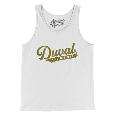 Duval Til We Die Men/Unisex Tank Top-Allegiant Goods Co. Vintage Sports Apparel