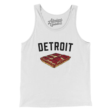 Detroit Style Pan Pizza Men/Unisex Tank Top-Allegiant Goods Co. Vintage Sports Apparel
