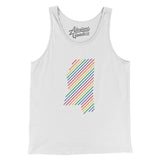 Mississippi Pride State Men/Unisex Tank Top-Allegiant Goods Co. Vintage Sports Apparel