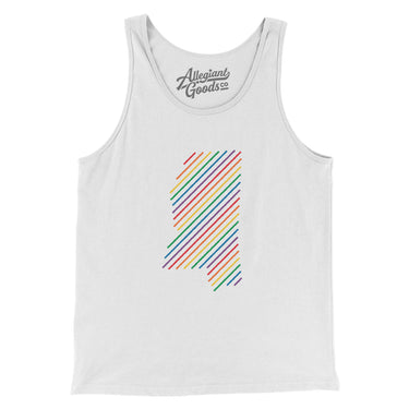 Mississippi Pride State Men/Unisex Tank Top-Allegiant Goods Co. Vintage Sports Apparel