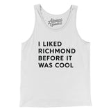 I Liked Richmond Before It Was Cool Men/Unisex Tank Top-Allegiant Goods Co. Vintage Sports Apparel