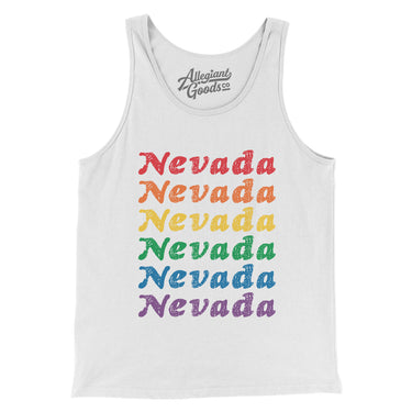 Nevada Pride Men/Unisex Tank Top-Allegiant Goods Co. Vintage Sports Apparel