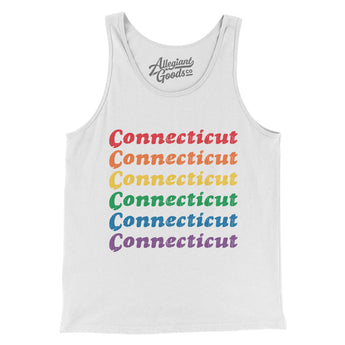 Connecticut Pride Men/Unisex Tank Top-Allegiant Goods Co. Vintage Sports Apparel