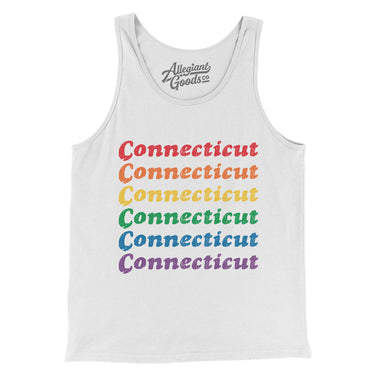 Connecticut Pride Men/Unisex Tank Top-Allegiant Goods Co. Vintage Sports Apparel
