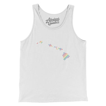 Hawaii Pride State Men/Unisex Tank Top-Allegiant Goods Co. Vintage Sports Apparel