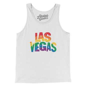 Las Vegas Nevada Pride Men/Unisex Tank Top-Allegiant Goods Co. Vintage Sports Apparel