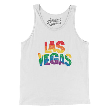 Las Vegas Nevada Pride Men/Unisex Tank Top-Allegiant Goods Co. Vintage Sports Apparel