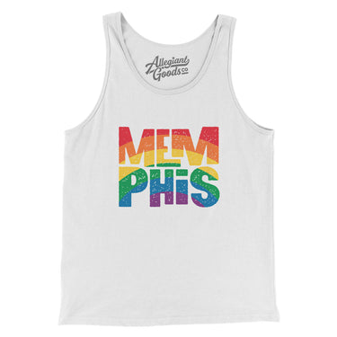 Memphis Tennessee Pride Men/Unisex Tank Top-Allegiant Goods Co. Vintage Sports Apparel
