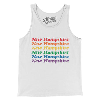 New Hampshire Pride Men/Unisex Tank Top-Allegiant Goods Co. Vintage Sports Apparel