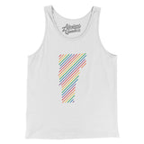 Vermont Pride State Men/Unisex Tank Top-Allegiant Goods Co. Vintage Sports Apparel