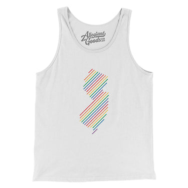 New Jersey Pride State Men/Unisex Tank Top-Allegiant Goods Co. Vintage Sports Apparel
