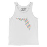 Florida Pride State Men/Unisex Tank Top-Allegiant Goods Co. Vintage Sports Apparel