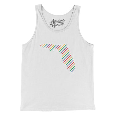 Florida Pride State Men/Unisex Tank Top-Allegiant Goods Co. Vintage Sports Apparel