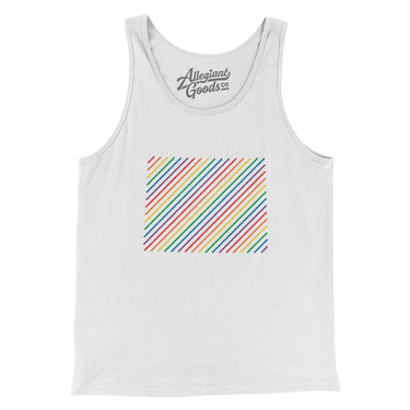 Wyoming Pride State Men/Unisex Tank Top-Allegiant Goods Co. Vintage Sports Apparel