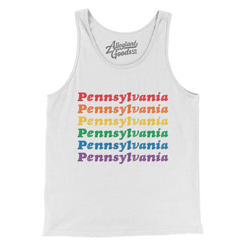 Pennsylvania Pride Men/Unisex Tank Top-Allegiant Goods Co. Vintage Sports Apparel