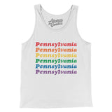 Pennsylvania Pride Men/Unisex Tank Top-Allegiant Goods Co. Vintage Sports Apparel