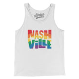 Nashville Tennessee Pride Men/Unisex Tank Top-Allegiant Goods Co. Vintage Sports Apparel